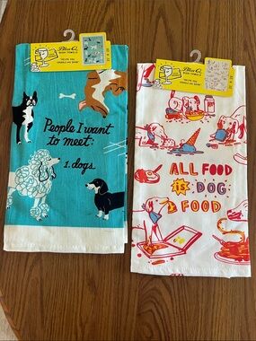 Blue Q Dog Towels - NWT